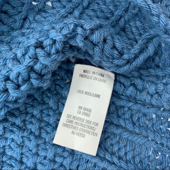 Theory 100% wool waffle texture chunky sweater - Picture 3 of 12